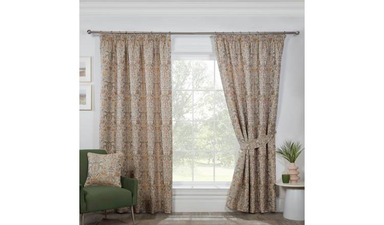 Sundour Kyoto Pencil Pleat Curtains - Natural - 168 x 183cm
