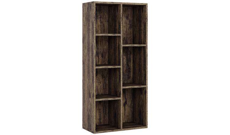 Vida Designs 7 Cube Storage Unit - Dark Wood