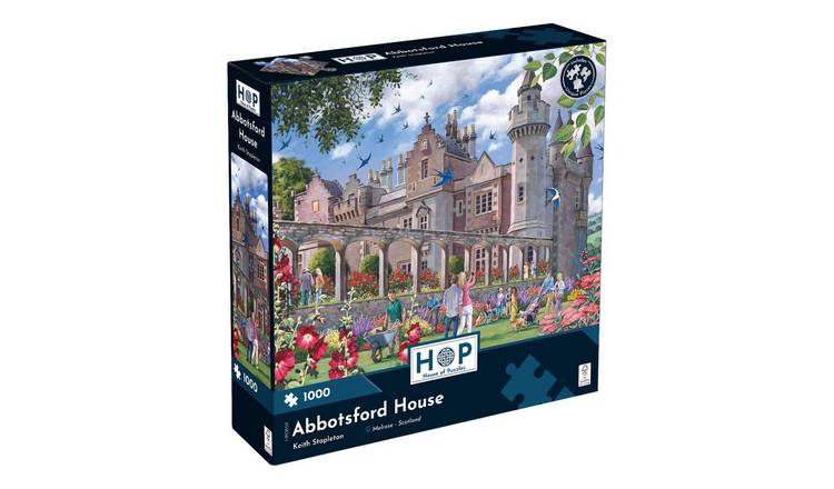 The House of Puzzles Abbotsford House 1000 Piece Jigsaw Puzzle