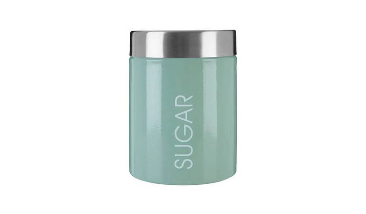 Orsina Liberty Sage Enamel Sugar Canister – Green