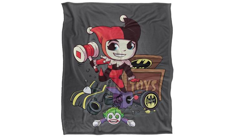 DC Super Friends Harley Quinn Blanket - 147cm x 91cm