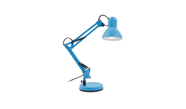 Orsina Jenna Metal Desk Lamp – Blue
