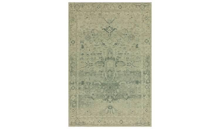 Mega Flooring Green Traditional Abstract Rug - 120 x 170cm
