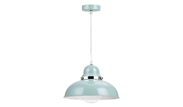 Orsina Vermont Bowl Shaped Pendant Light - Blue
