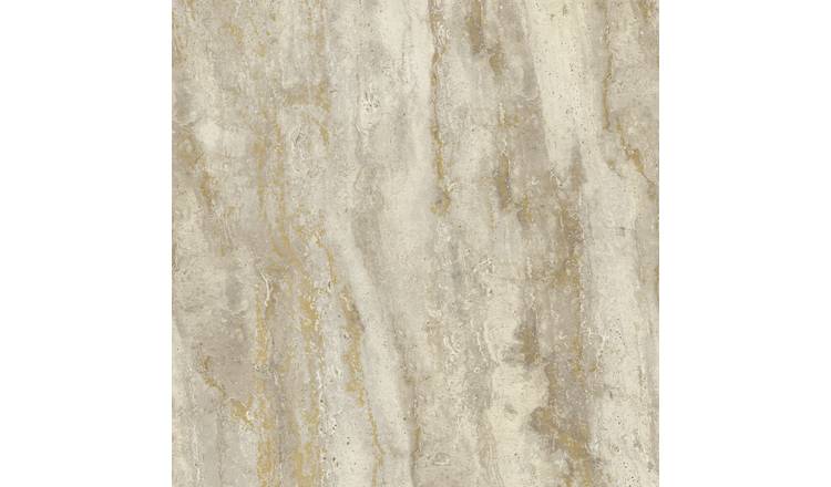 Grandeco Stone Facade Marble Textured Wallpaper - Neutral