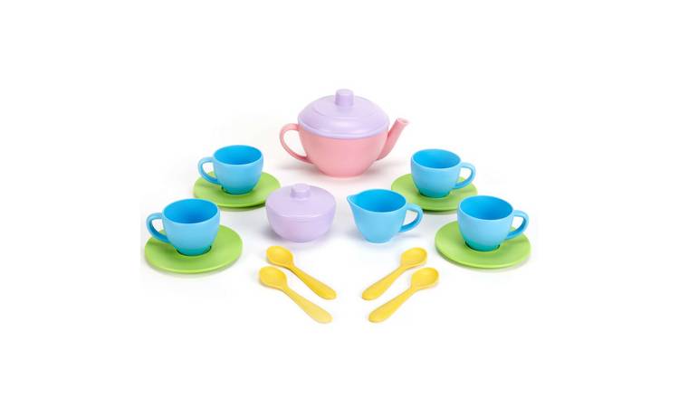 Green Toys Tea Set with Pink Teapot - 2 Years +