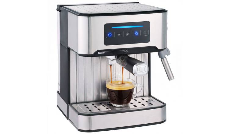 HOMCOM Espresso Machine with LED Touch and Hot Water