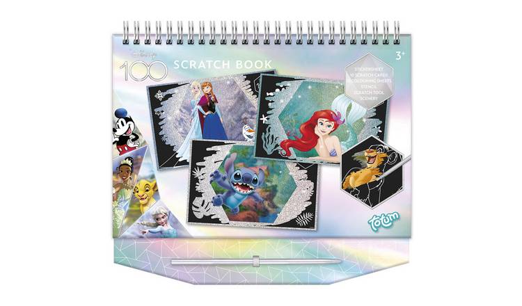 Totum Disney 100 Scratchbook Craft Set - Age 3+