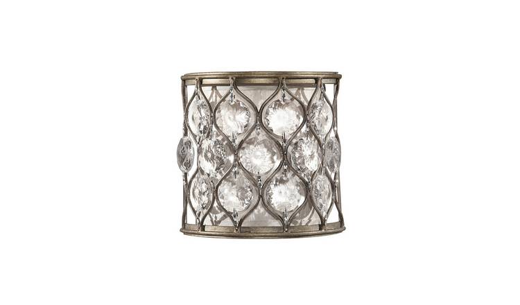 Elstead Lucia Wall Light - Burnished Silver