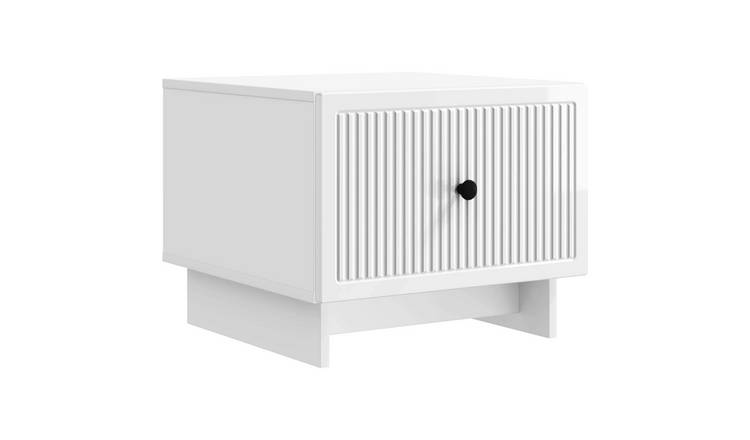 Walplus Coffee Table - High gloss white - 49 x 50 x 40 cm