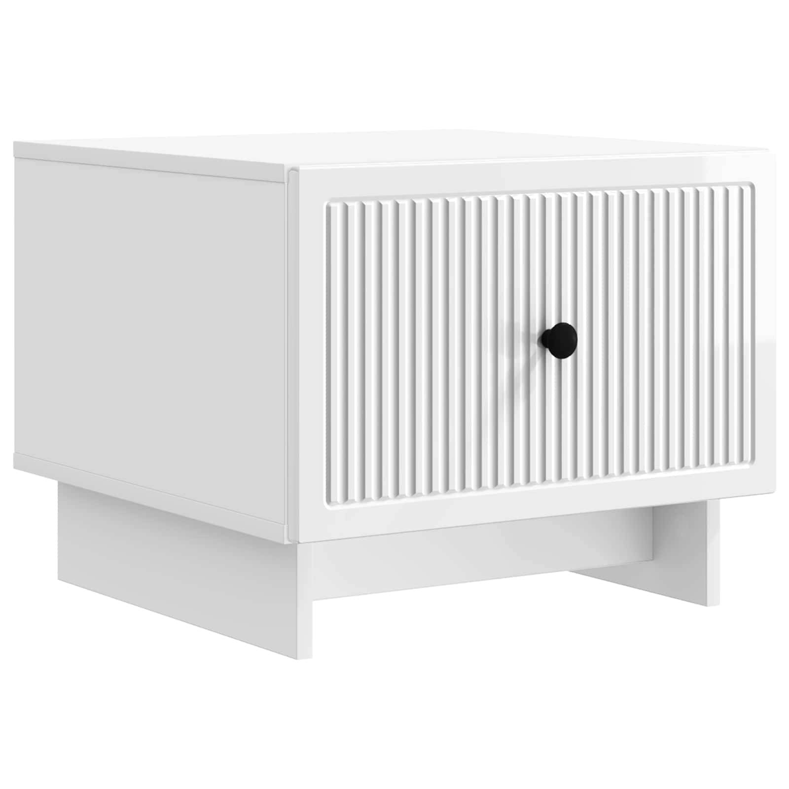 Walplus Coffee Table - High gloss white - 49 x 50 x 40 cm - Image 1