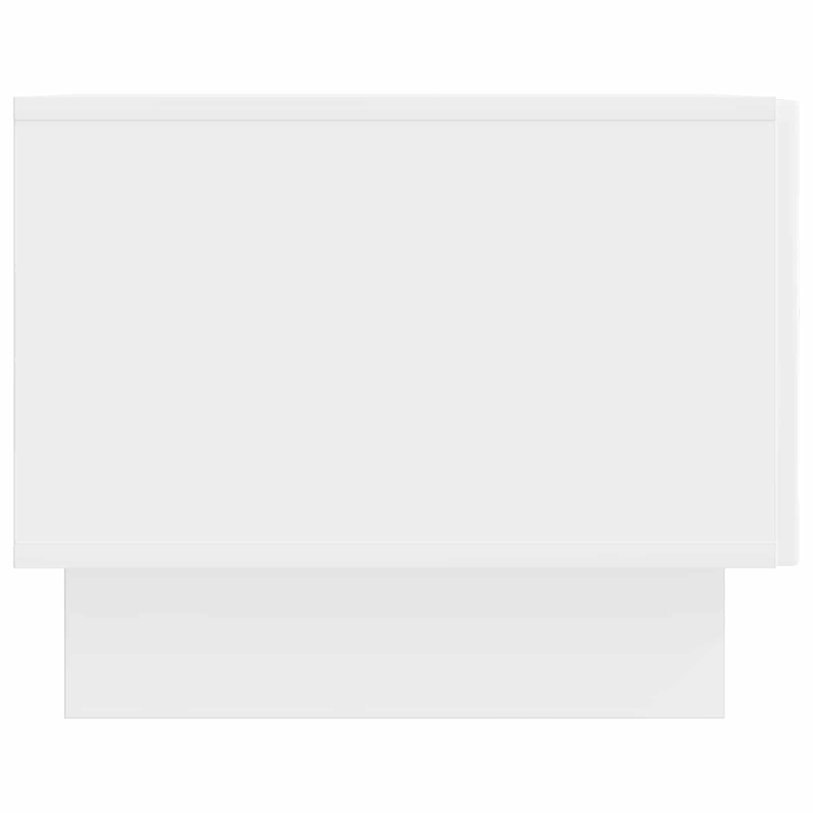 Walplus Coffee Table - High gloss white - 49 x 50 x 40 cm - Image 5