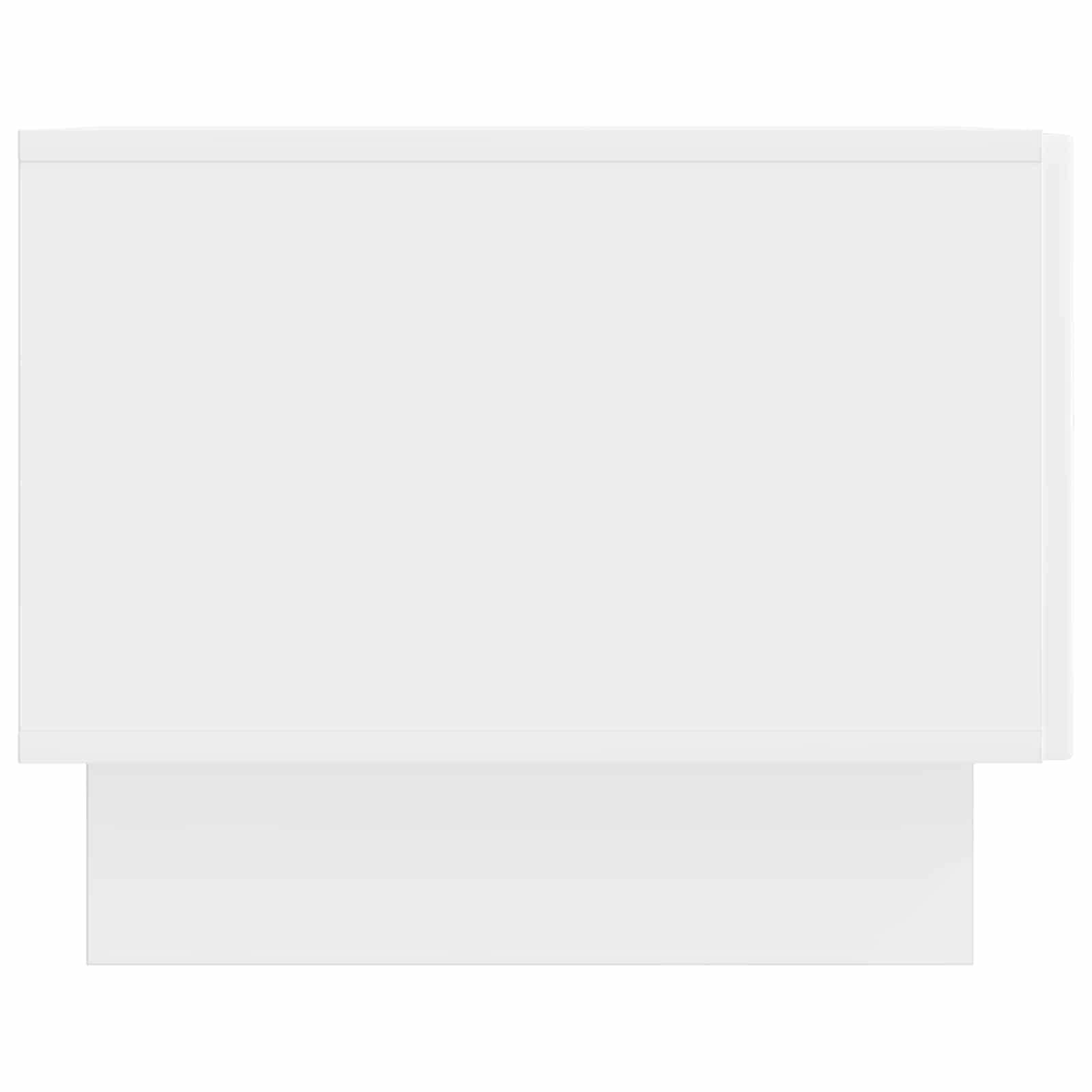 Walplus Coffee Table - High gloss white - 49 x 50 x 40 cm - Image 5