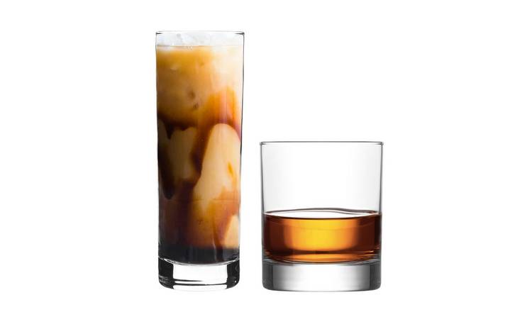 LAV 12 Piece Ada Glassware Set - Clear