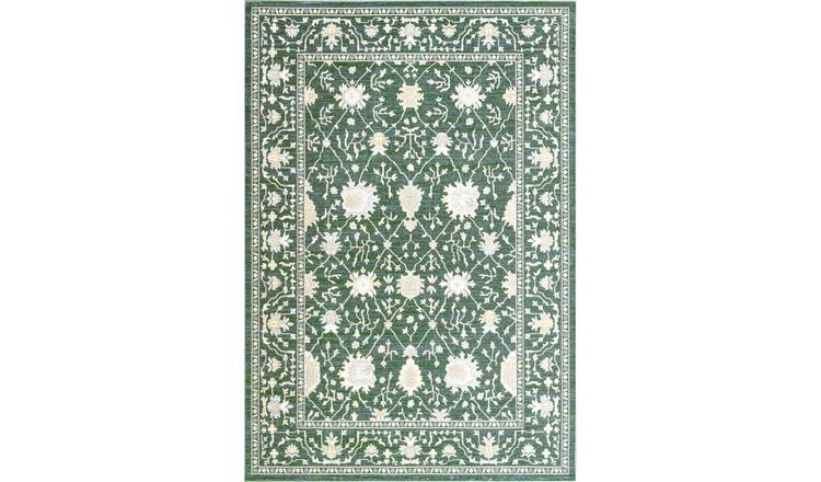 Mega Flooring Green Modern Geometric Rug - 200 x 290cm