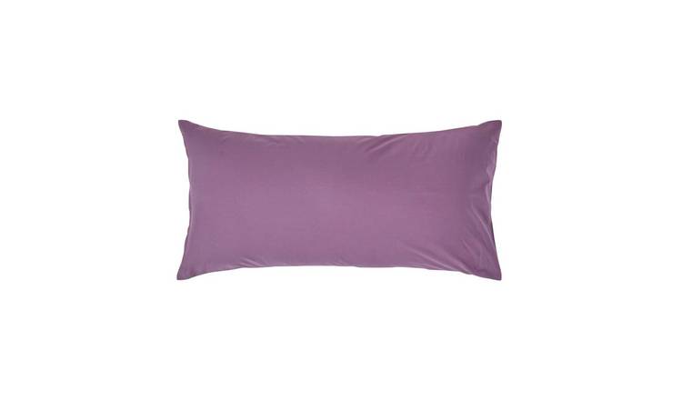 Homescapes Egyptian Cotton Pillowcase - 40 x 80 cm - Purple