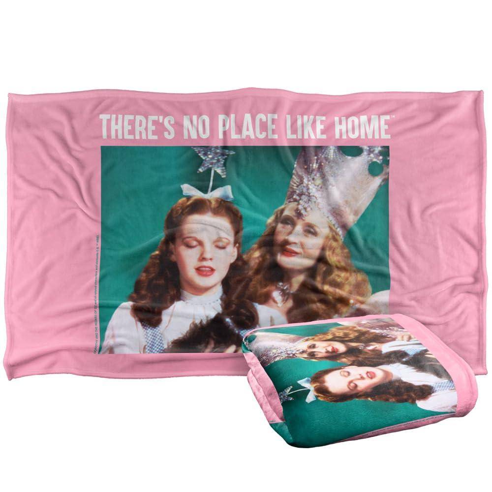 Wizard Of Oz Glinda No Place Like Home Soft Touch Blanket - 91cm x 147cm - Image 2