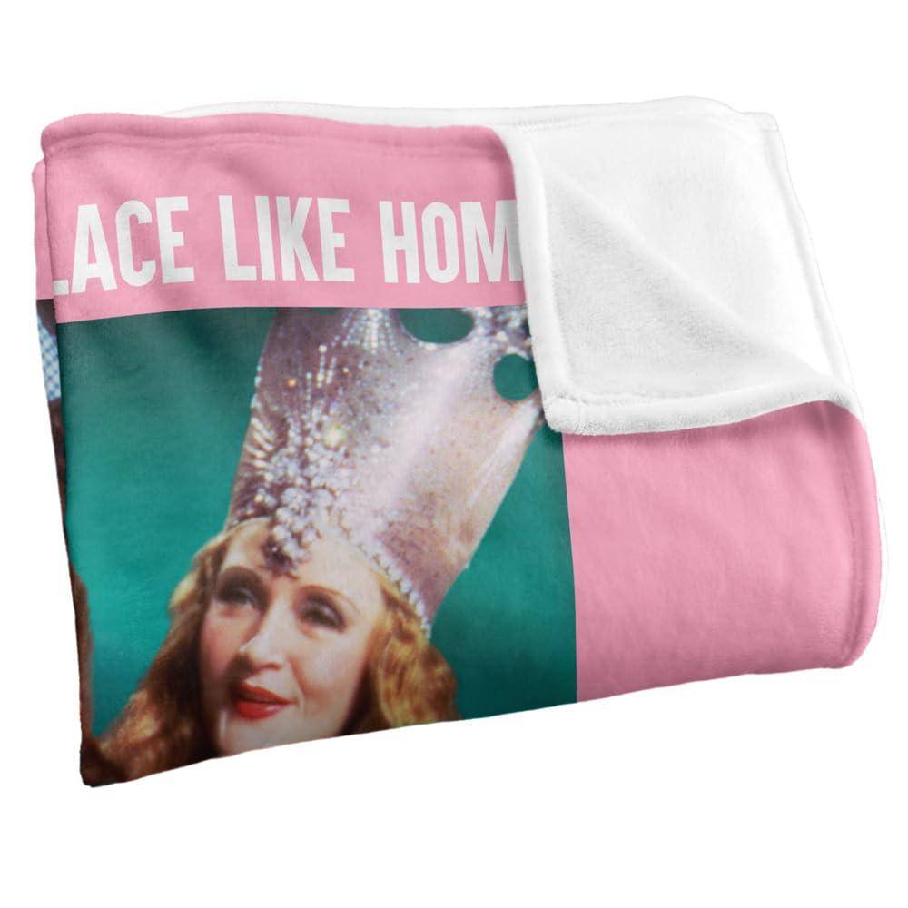 Wizard Of Oz Glinda No Place Like Home Soft Touch Blanket - 91cm x 147cm - Image 3