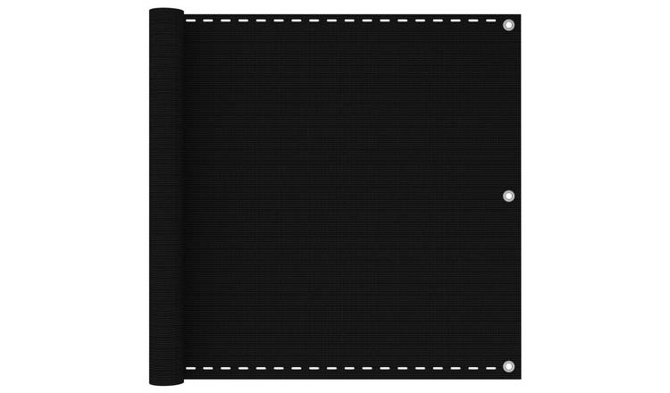 Walplus HDPE Balcony Screen - Black - 90 x 600 cm