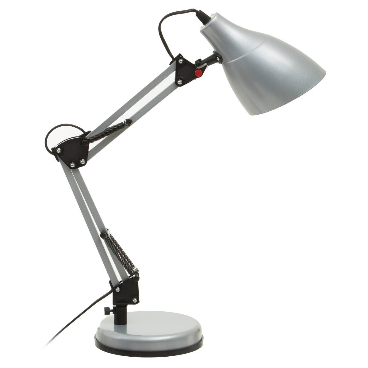 Orsina Finley Metal Desk Lamp – Silver - Image 1