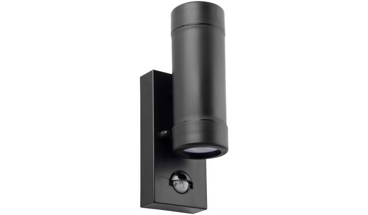 Loops Direct 21.2cm High Polypropylene Wall Light - Matt Black