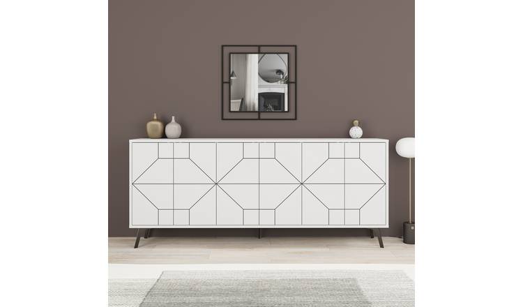 Decortie Dune Sideboard - White