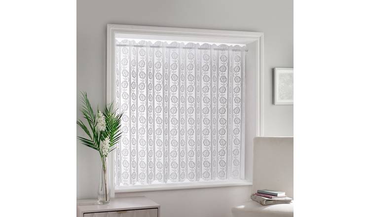 Tyrone Textiles Milan Lace Blind - 183 x 137cm - White