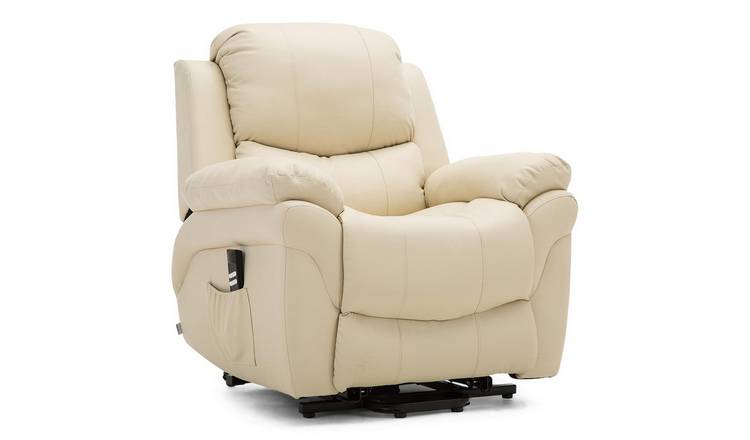 Furniture Online Madison Dual Motor Electric Rise Recliner Lift Chair - Cream