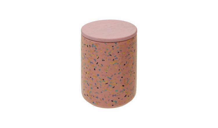 Orsina Yuki Large Terrazzo Storage Canister – Pink