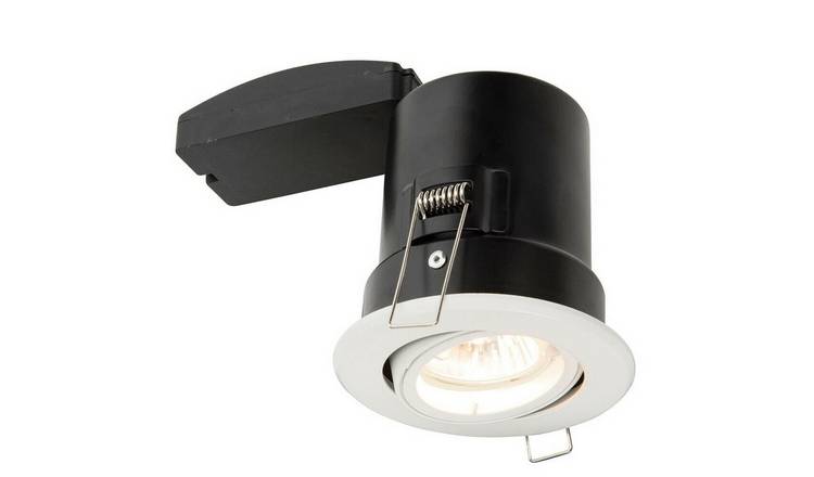 Loops Direct Shieldplus Die Cast Aluminium Fire Rated Downlight - White