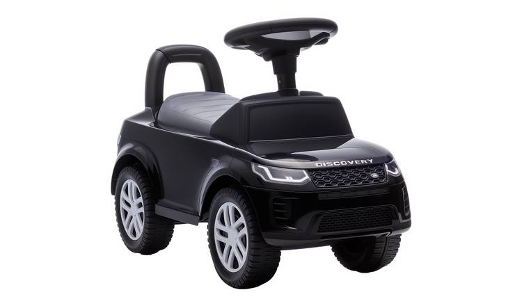 AIYAPLAY Land Rover Engine Sounds Under Seat Storage Kids Sliding Car - Black