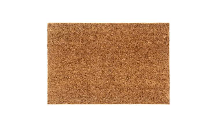 Walplus 24 mm Thick Coir Door Mat - Natural - 60 x 90 cm