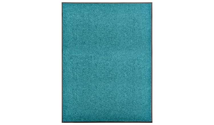 Walplus Polyamide Doormat - Cyan - 120 x 90 cm