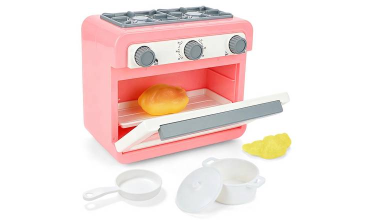 deAO Oven Kitchen Set Toy - Pink
