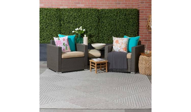 Mega Flooring Grey Modern Abstract Rug - 239 x 300cm