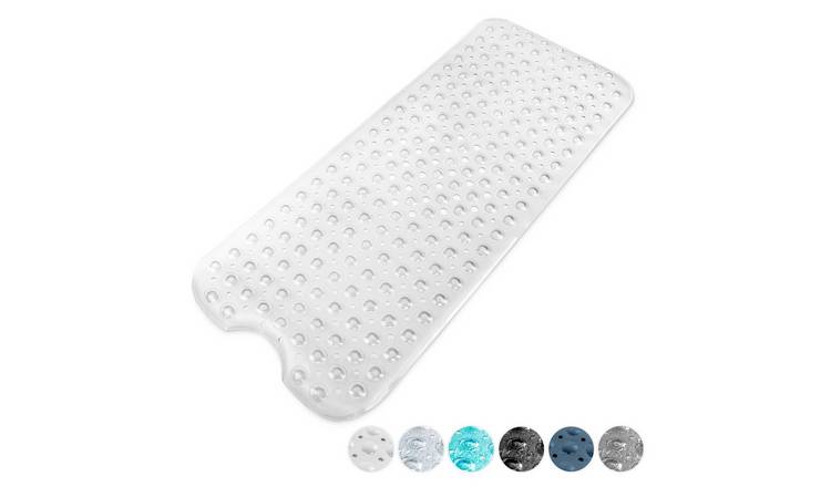 Keplin Non-Slip Suction Cup Bath Mat - Large - White