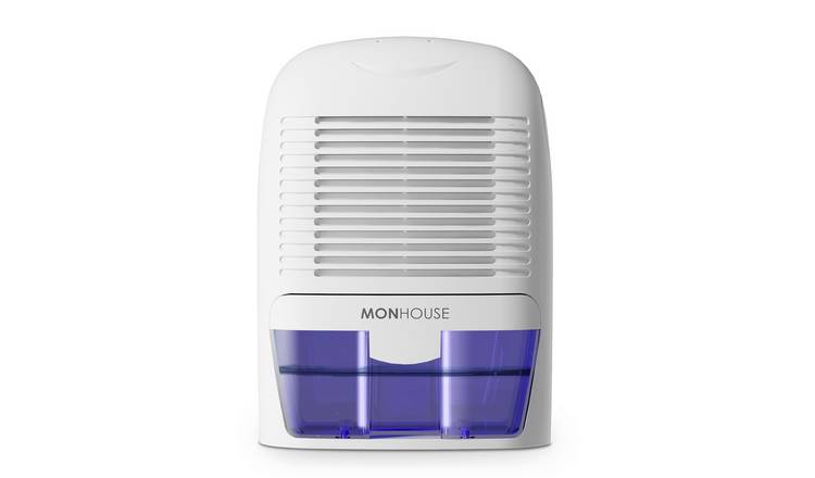 MONHOUSE 1500ml Dehumidifier & Compact Electric Moisture Absorber - White