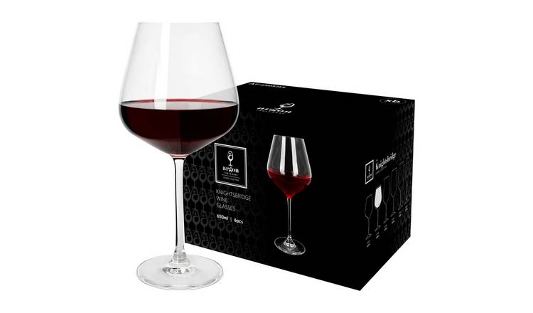 Argon Tableware Knightsbridge Crystal Red Wine Glasses - Pack of 24