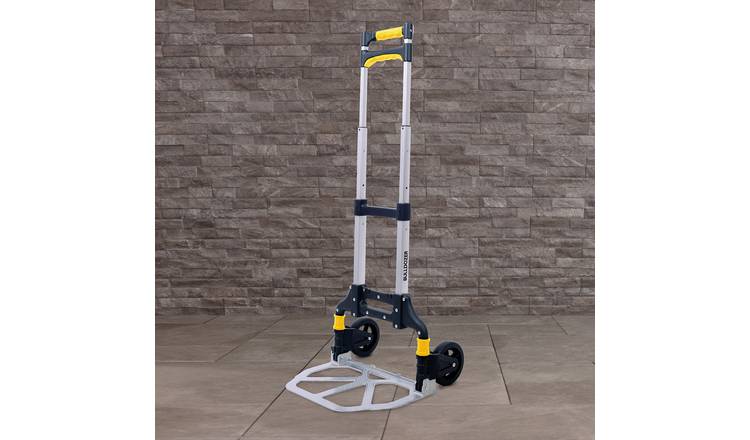 Charles Bentley BULLDOZER 70kg Foldable Hand Truck Trolley - Yellow