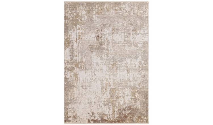 Mega Flooring Beige Modern Abstract Rug - 120 x 180cm