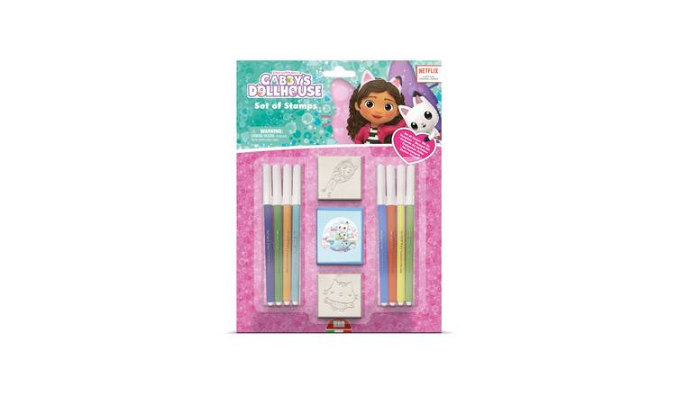 Gabby’s Dollhouse Blister Pack 2 Stamps – Kids Craft & Stationery Set