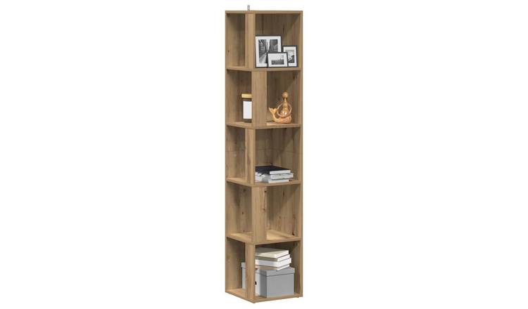 Walplus Engineered Wood Cabinet - Oak - 33 x 33 x 165 cm