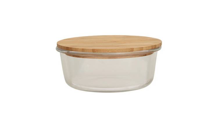 Orsina Freska 400ml Glass Container With Bamboo Lid