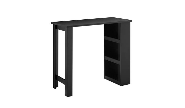 SoBuy 2 Shelf Bar Table - Black