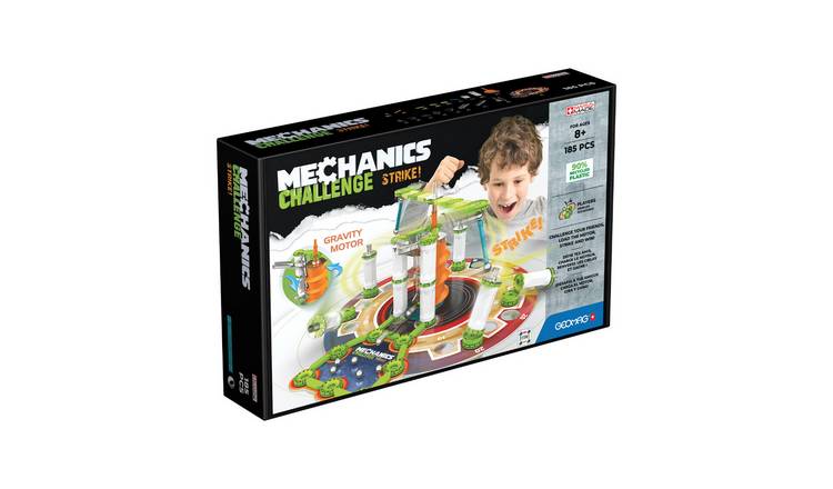 Geomag Mechanics Challenge Strike 185 Piece Magnetic Set