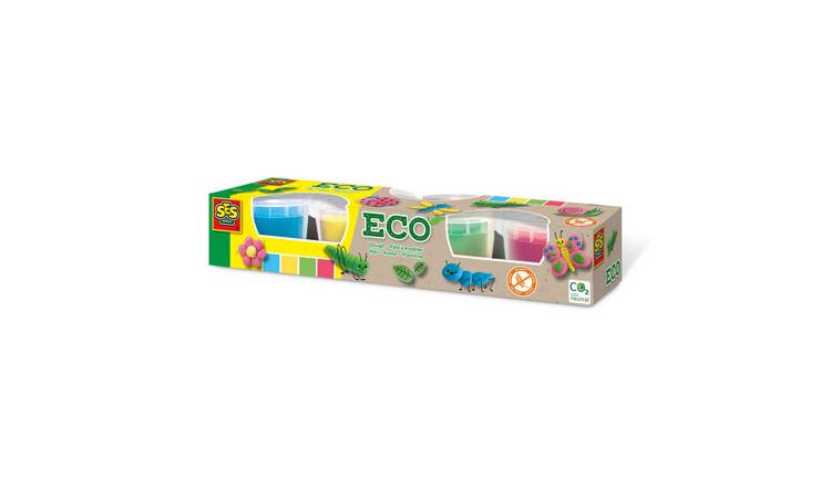 SES Creative Eco Play Dough Tubs 4 Piece Model Set