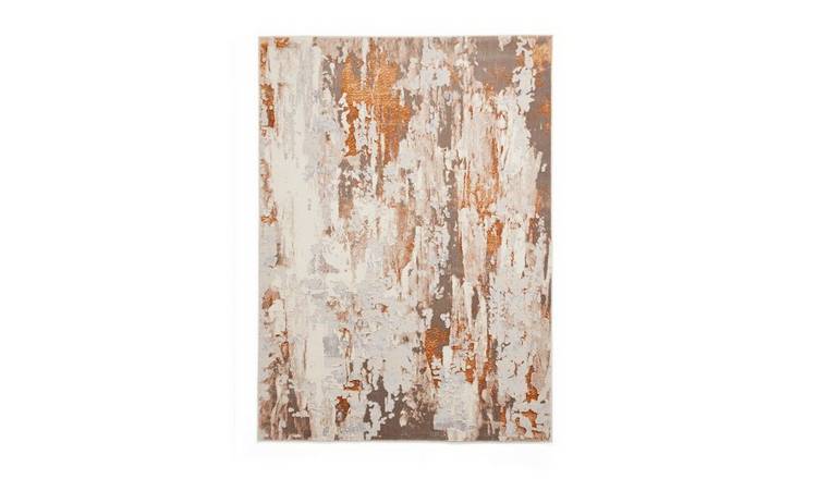 Mega Flooring Grey Modern Abstract Rug - 80 x 150cm