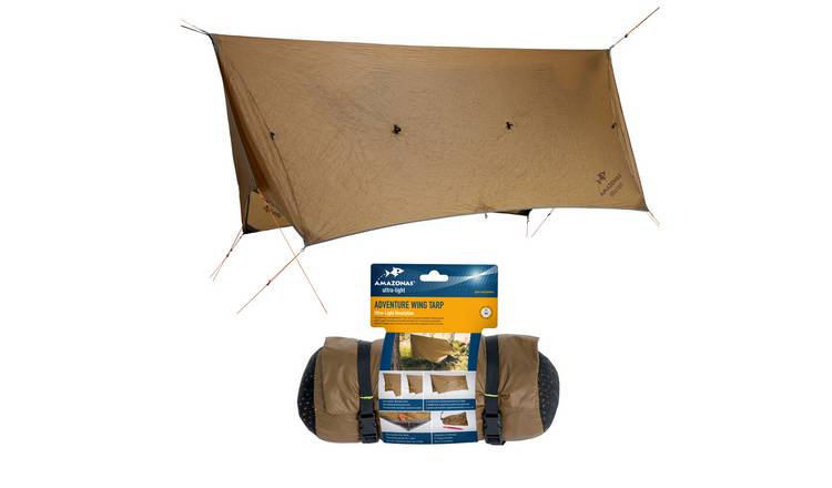Amazonas Adventure Waterproof Hammock Tarp - Brown