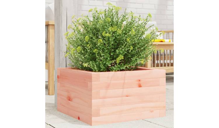Walplus Wood Garden Planter V2 - 40 x 40 x 23 cm