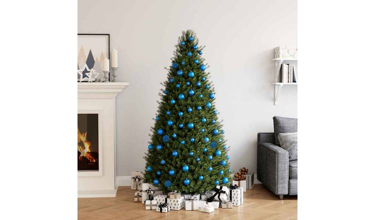 Walplus PVC Christmas Baubles - Blue - 6 x 6 cm